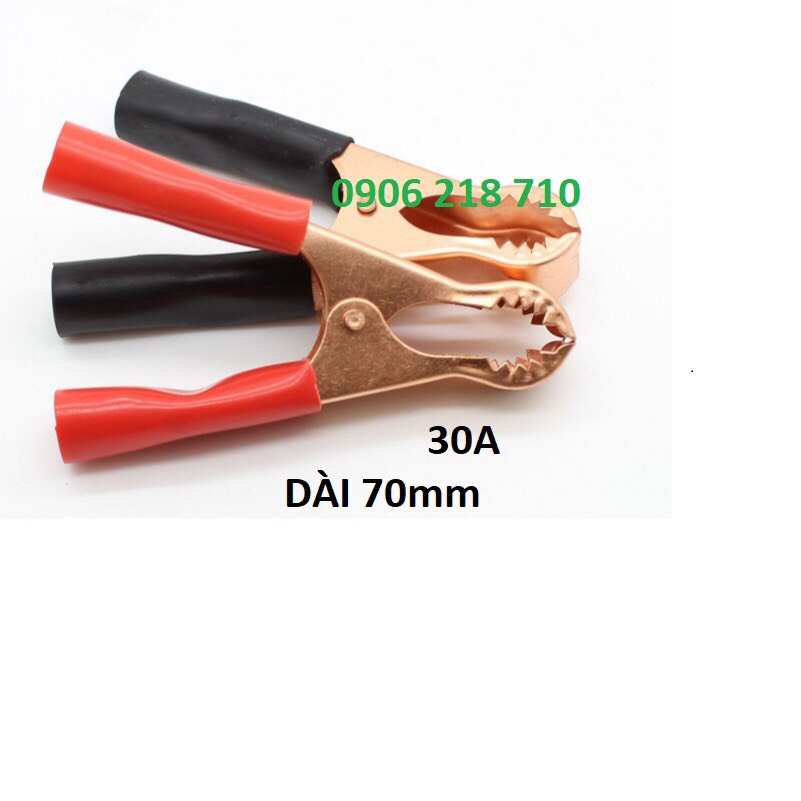 Bộ 2 chiếc kẹp bình ắc quy to 8cm