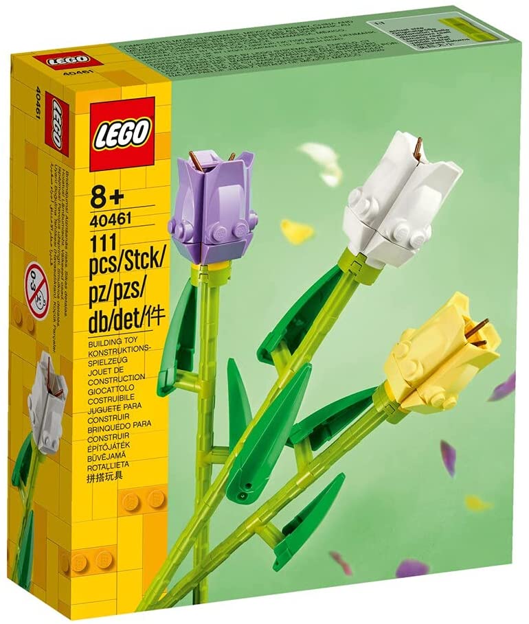 Brick4u - lego iconic - 40461 - tulips - hoa tulips