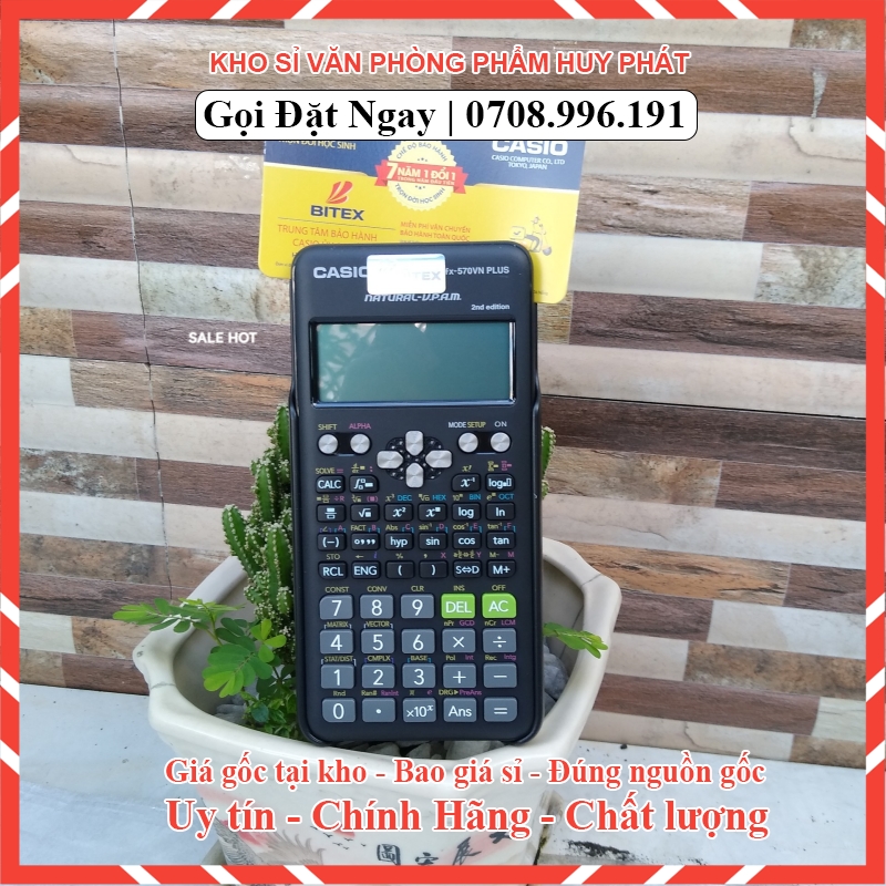 [HCM]❣️❣️ Máy tính casio Fx570Vn Plus  580VN X(Bảo Hành 07Năm) máy tính học sinh Mới  2021