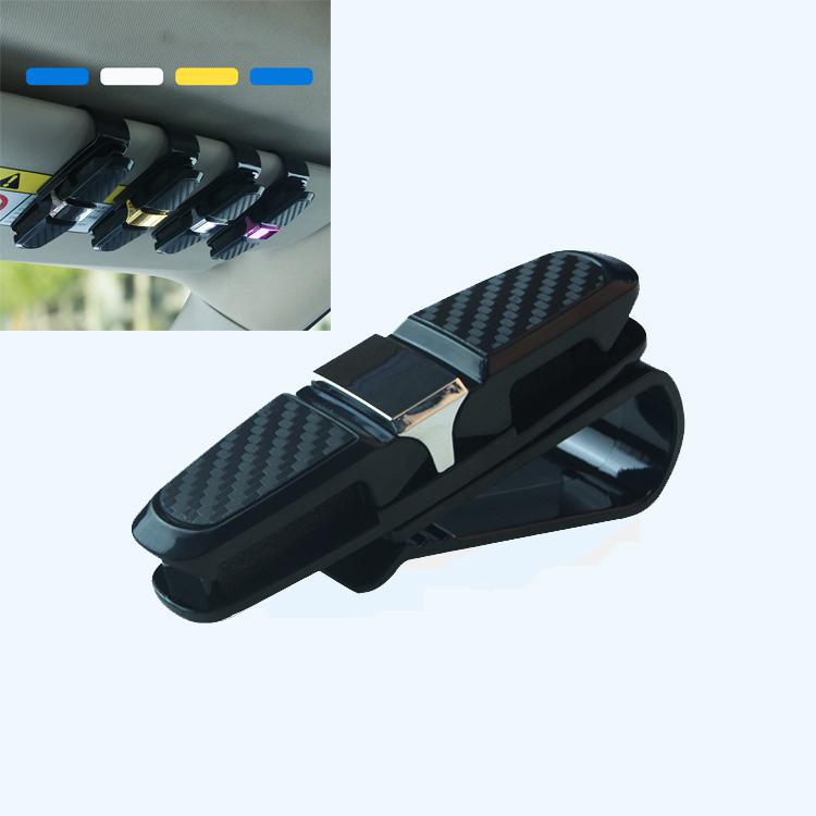 Phụ Kiện Ô Tô Giá Đỡ Kẹp Móc Treo Kính Cao Cấp Vân Cacbon ,Thẻ, Mắt Ốp Cho Xe Ô Tô Hai Đầu Kẹp Và 180 ° Xoay Kính Xe Hơi