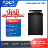[SẢN PHẨM MỚI - RA MẮT 25/2] Máy giặt cửa trên AQUA 9 kg AWM9-B316K(B) - Freeship toàn quốc - Bảo hành 2 năm