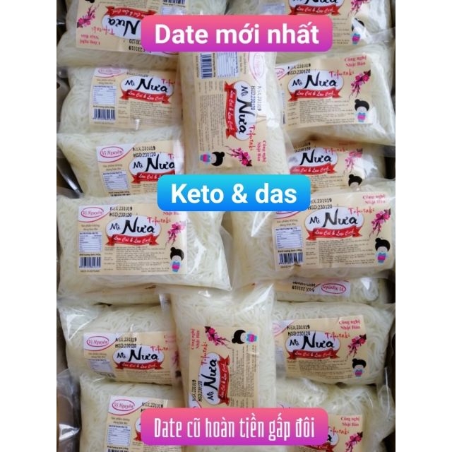 1 gói mì nưa 240g date mới keto das lowcarb