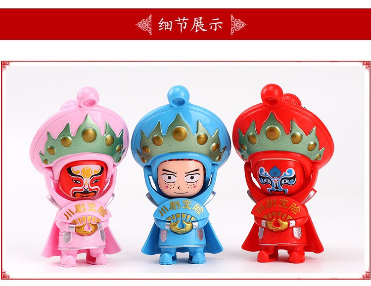 Móc khóa búp bê thay đổi khuôn mặt thú vị và đáng yêu dành cho bé