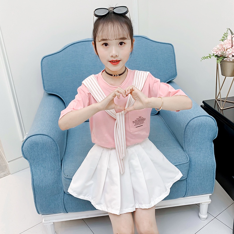 Bv39 size130-160 váy đầm cho bé gái kiểu dáng công chúa quần áo trẻ em hàng quảng châu