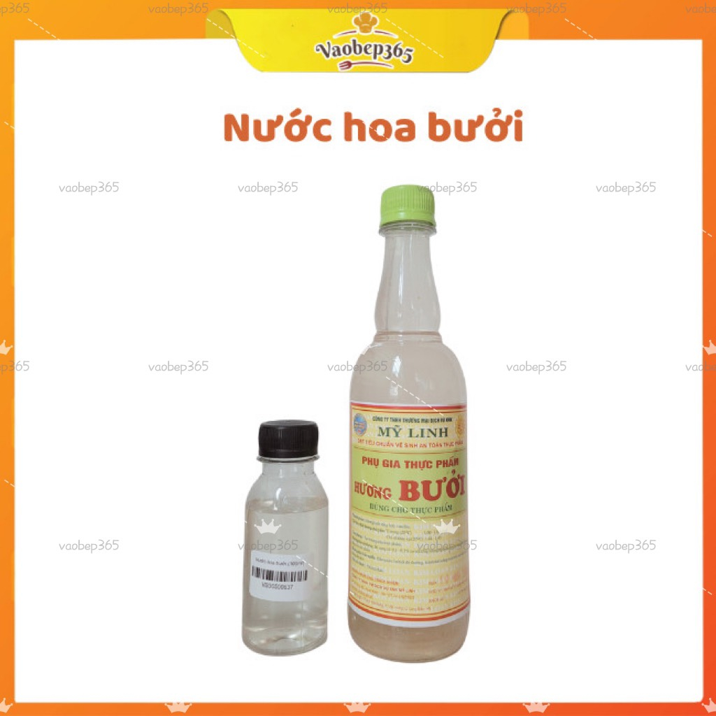 Nước hoa bưởi, tinh dầu hoa bưởi 100% nguyên chất, làm bánh dẻo trung thu, tăng hương vị cho các món chè - Vaobep365