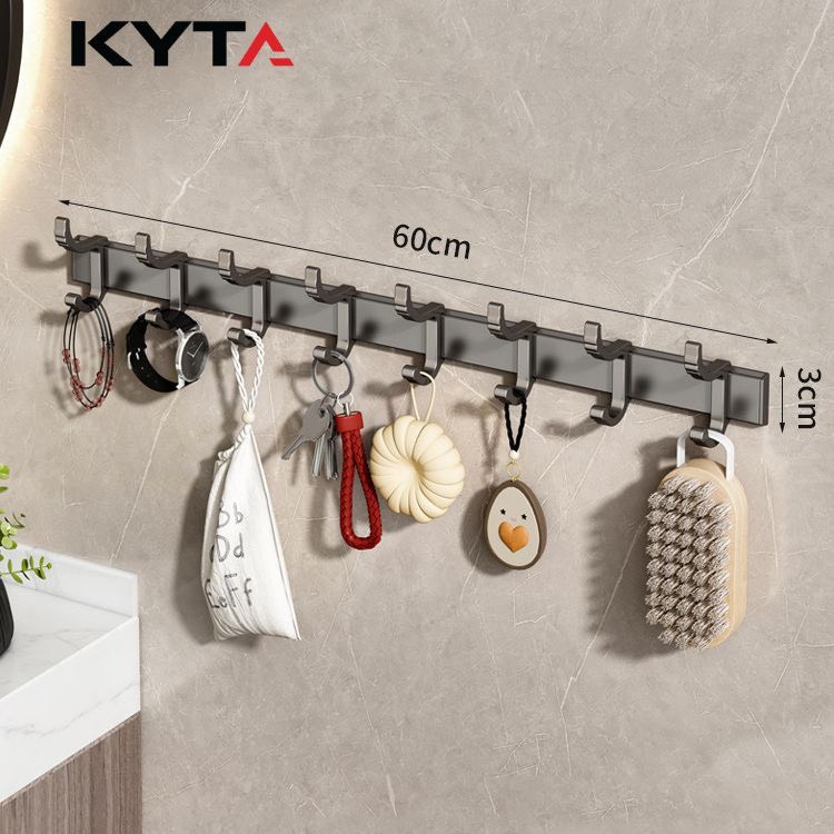 Móc Treo Quần Áo KYTA , Móc treo quần áo dán tường tặng kèm keo dán