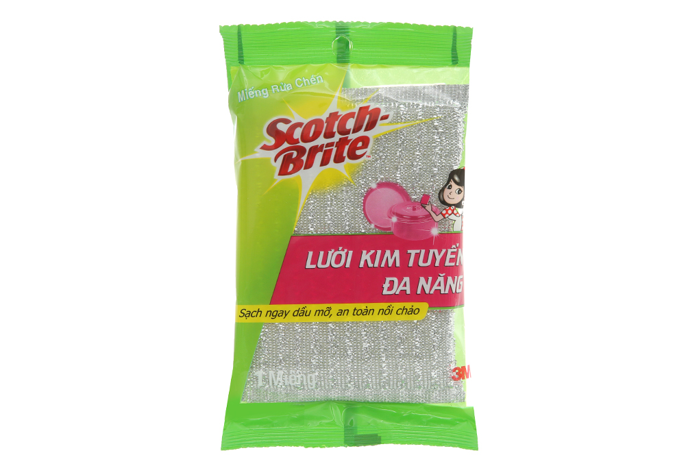 Miếng rửa chén mặt lưới 3m scot eng115