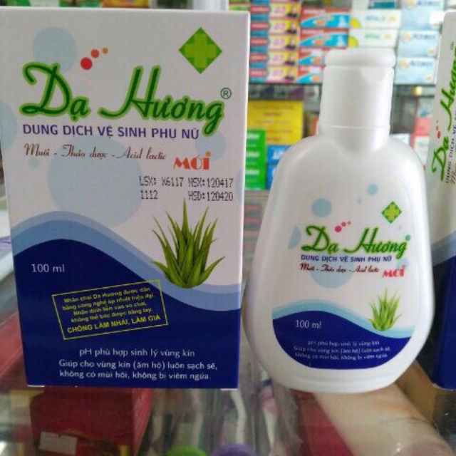 [HCM]Dung dịch vệ sinh phụ nữ Dạ Hương chai 100ml- Hương nha đam