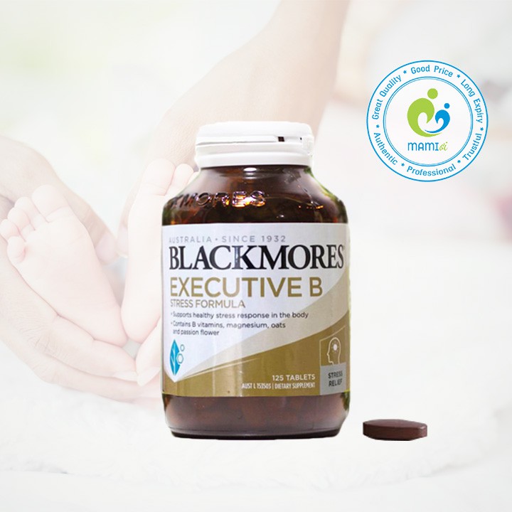 Viên uống giảm stress, an thần cho người trên 18 tuổi Blackmores Executive B Stress Formula, Úc