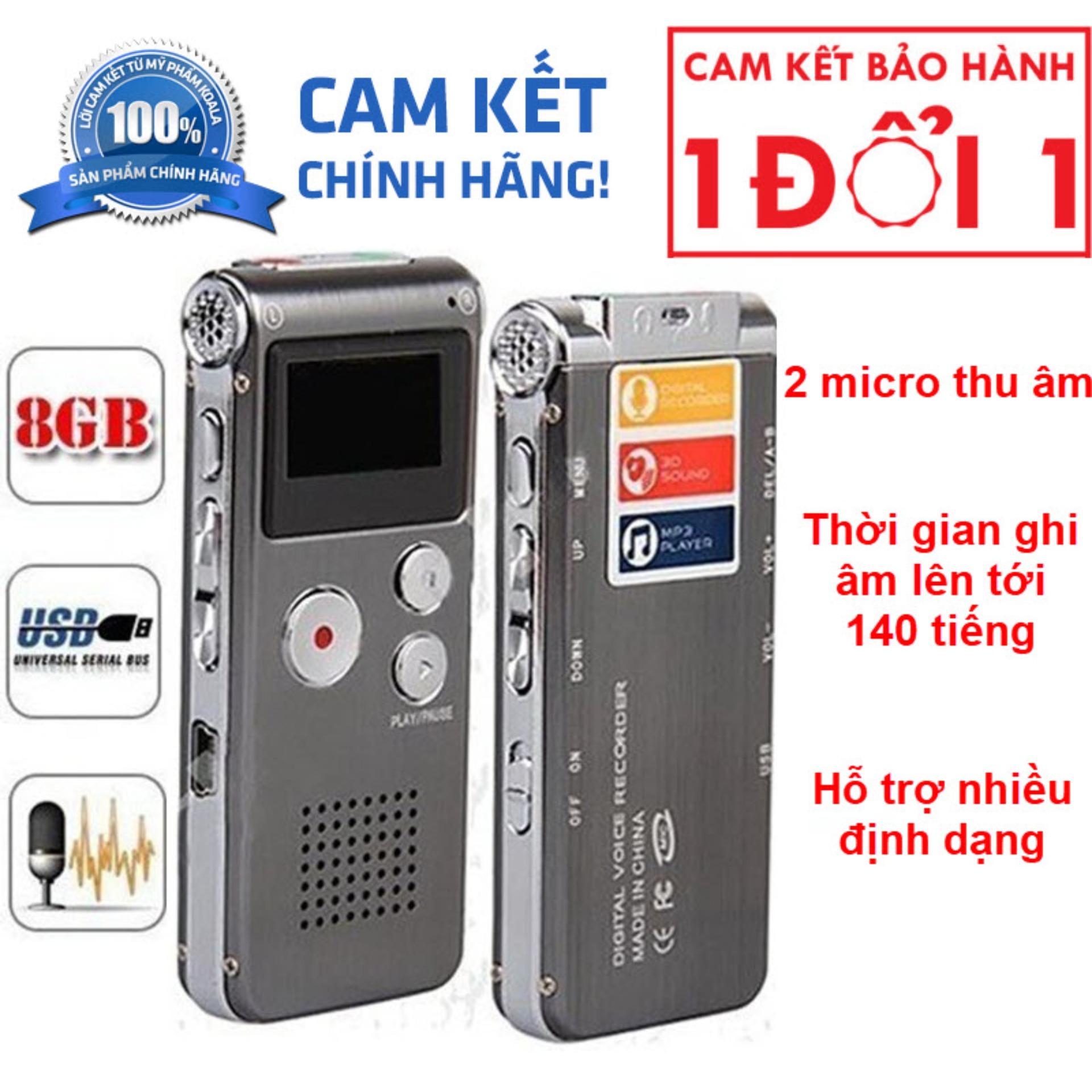 Máy Ghi Âm Chuyên Nghiệp Mini Siêu Nhỏ SK 012 Bộ Nhớ 8GB Ghi âm liên tục 96 giờ.