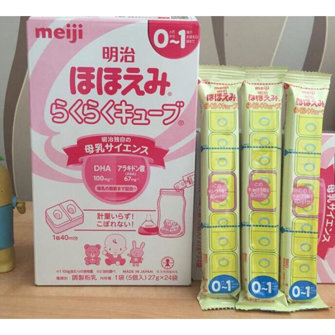 Sữa meiji thanh nội địa tách lẻ
