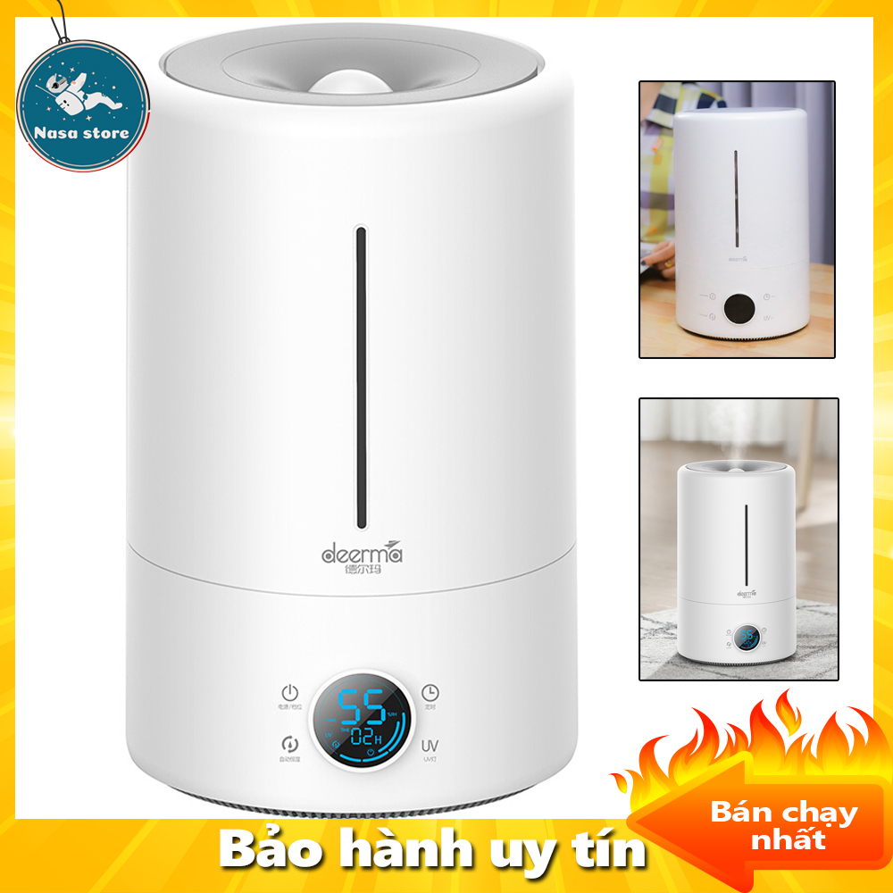 Máy Tạo Ẩm, Máy Phun Sương Tạo Ẩm Cho Không Khí Deerma DEM - F628s Cao Cấp Có Thanh ion Ag+ Kiểm soát độ ẩm không khí-Bảo vệ sức khỏe, An toàn cho cả nhà, Bảo hành Uy tín bởi Nasa Store