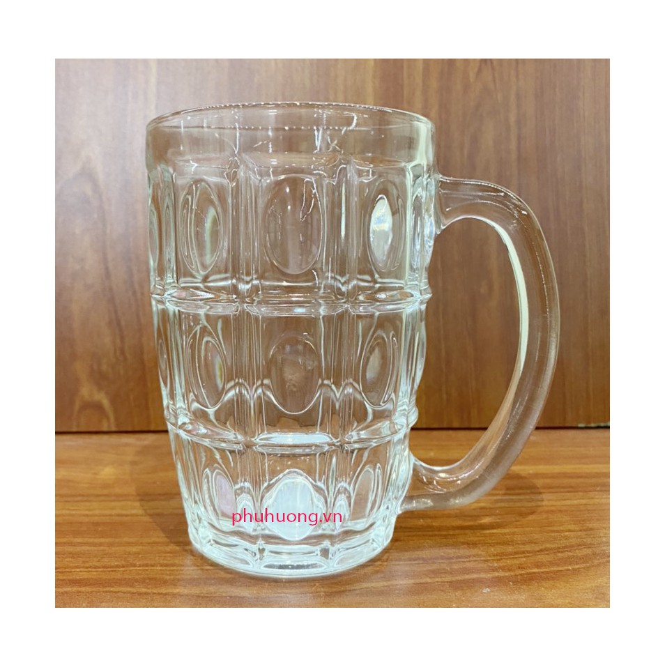 SALE HÀNG Thái Lan chính hãng Bộ 6 Cốc Ly Uống Bia Mãng Cầu Mắt Na Thủy Tinh Thái Lan - 410ml - UG 316