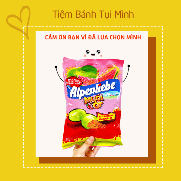Kẹo ổi muối ớt Alpenliebe MỚI KENG XÌ BENG (223 gram - 76 viên)