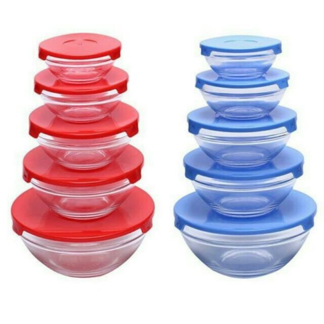 Bộ tô thủy tinh 5 bát