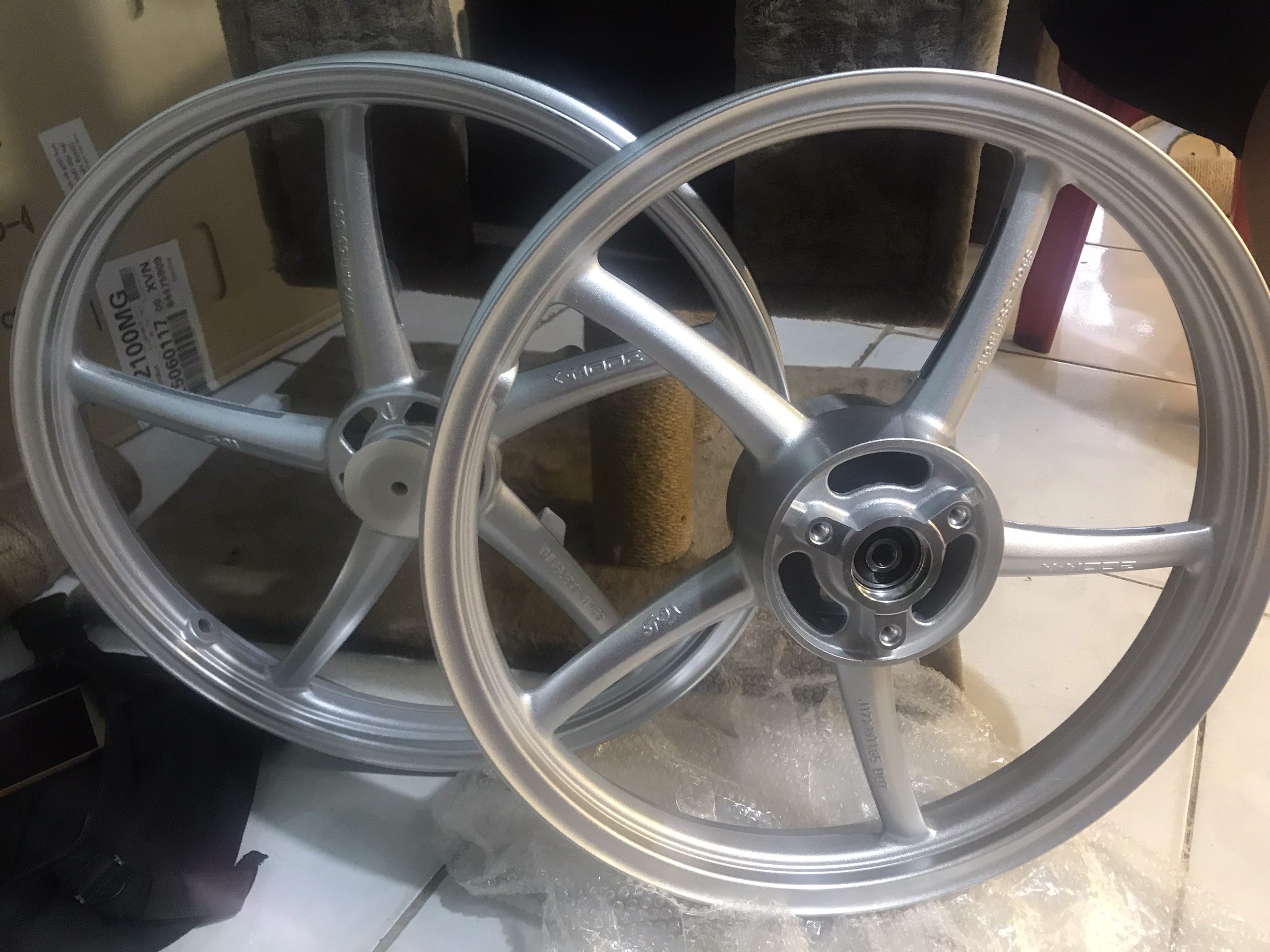 Mâm 5 cây X mode màu bạc Satria