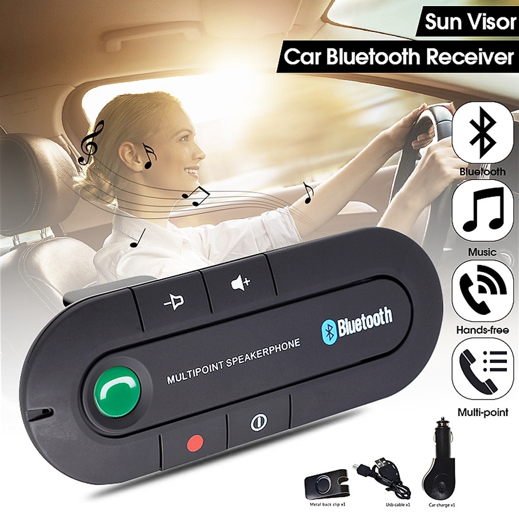 Thiết Bị Tạo Bluetooth Handsfree Car Kit Hỗ Trợ Gọi Điện Thoại – Sản Phẩm Chính Hãng
