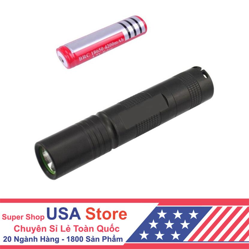 Bộ 1 đèn pin siêu sáng uf01 s5 + 1 pin uf01