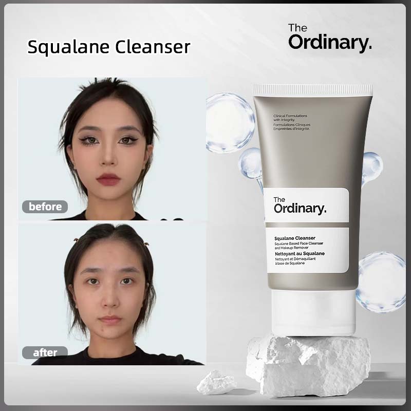 The Ordinary Squalane Cleanser sữa rửa mặt nước tẩy trang sua rua mat peel da mặt makeup remover