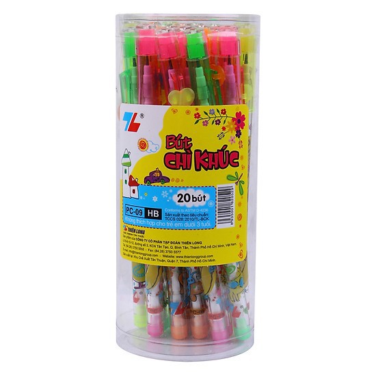 Bút chì khúc thiên long pc-09 độ cứng hb