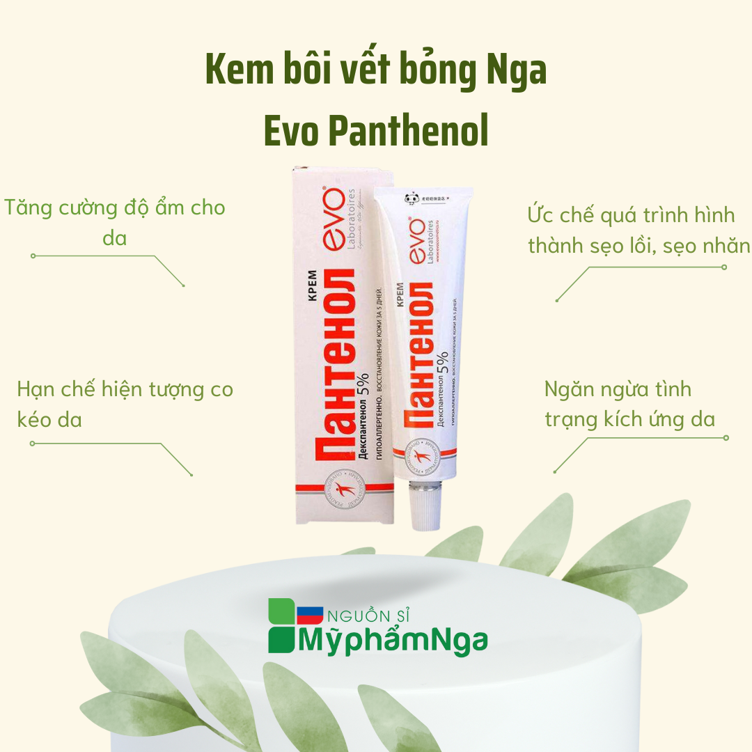[HCM]Kem bỏng Nga - Kem bôi vết bỏng Nga Evo Panthenol