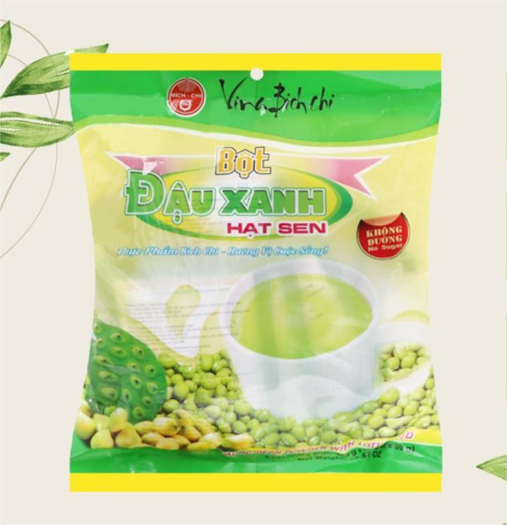 [300g – KHÔNG ĐƯỜNG] Bột Đậu Xanh Hạt Sen [VN] BÍCH CHI (no sugar) Mung Bean Powder with Lotus Seed