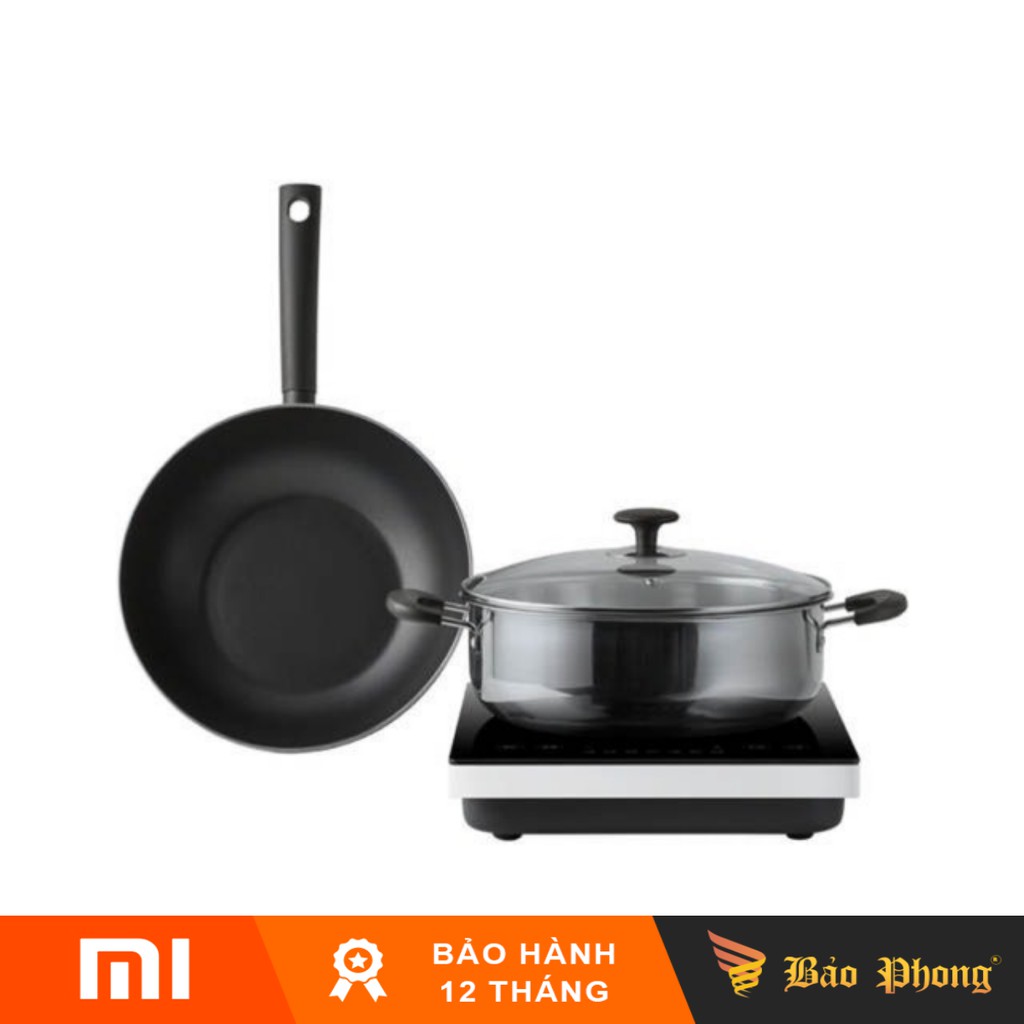 Bộ bếp từ thông minh kèm Chảo / Nồi XIAOMI Mijia Induction cooker A1 whole set MDCLOP2ACM
