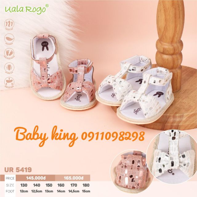 Uala&rogo. giày tập đi cho bé ur 5419