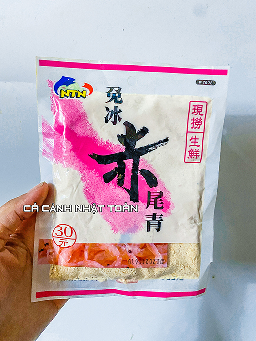 "hoàn tiền đến 10%" mồi câu cá tôm trắng kim tuyến ntn 7522 135g