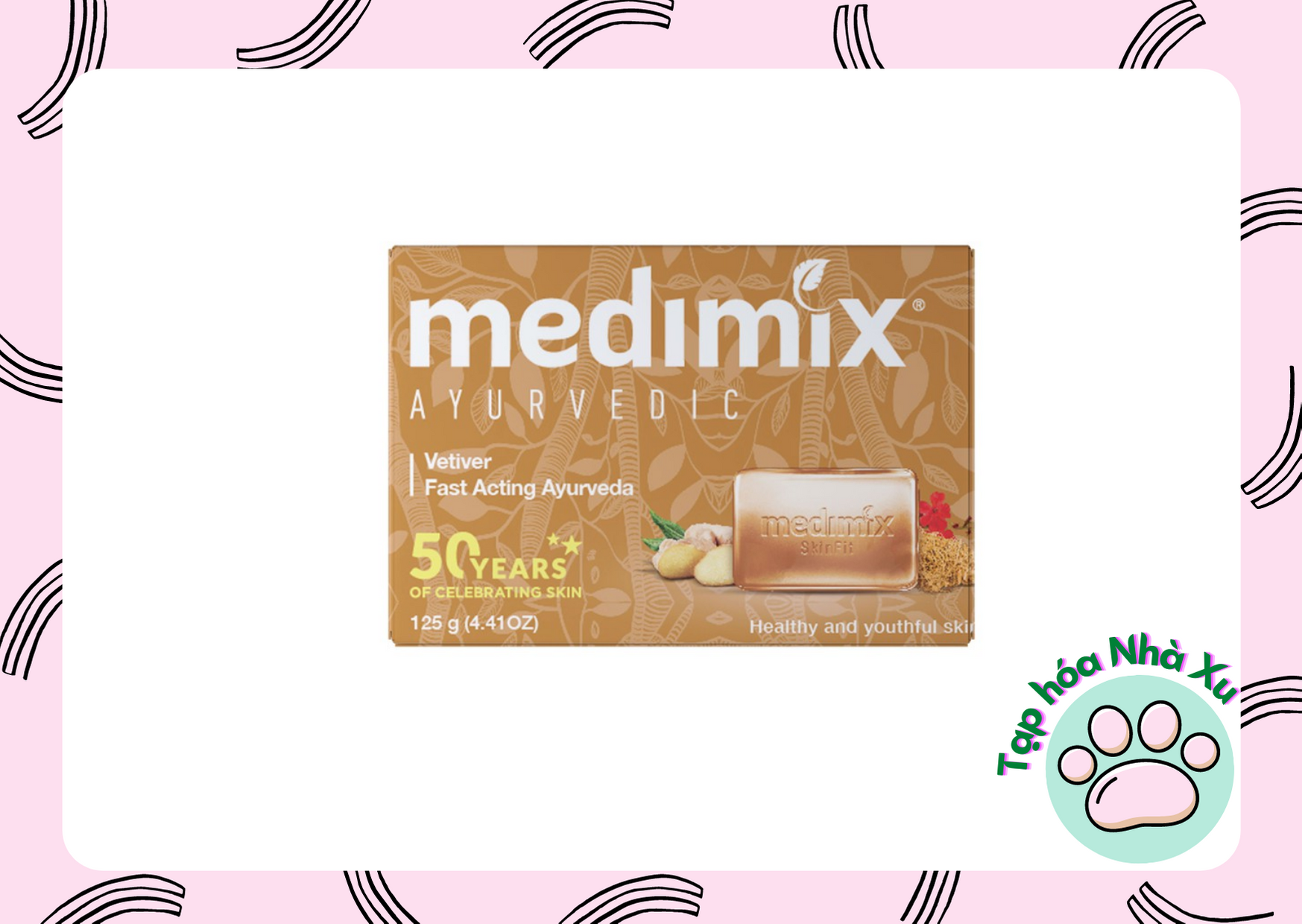 Xà phòng Medimix Cỏ Hương Bài 125gr