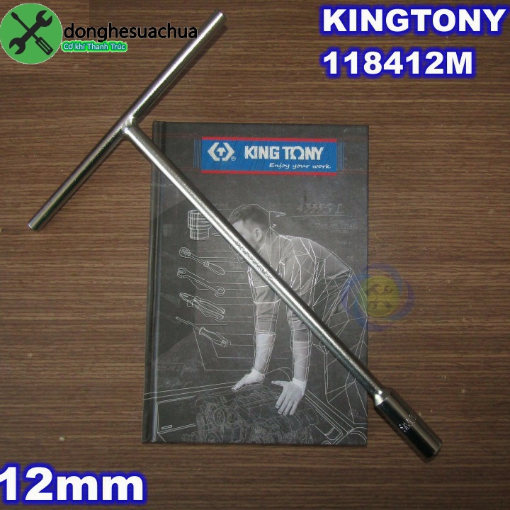 Tay vặn chữ t đầu 12mm kingtony 118412m loại dài 300mm
