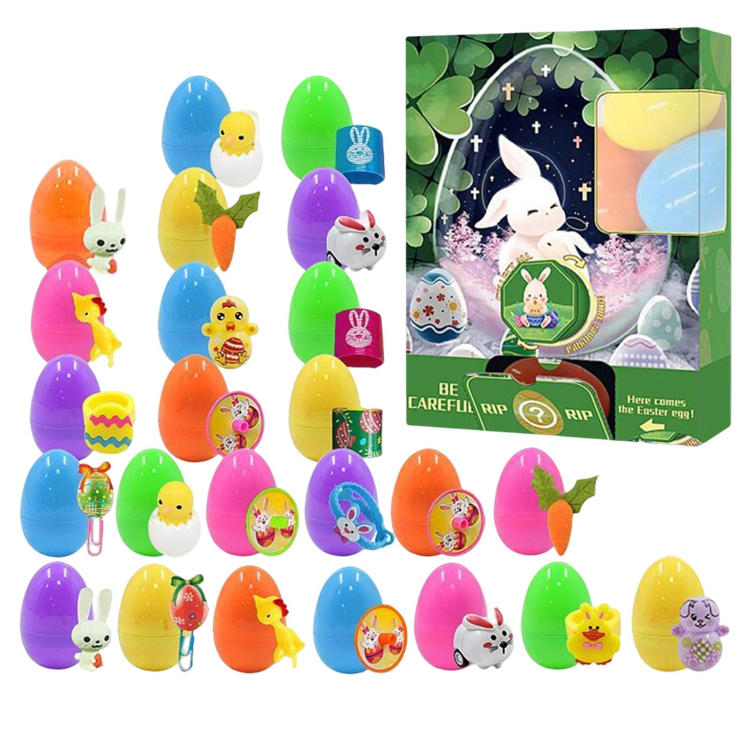 Easter Eggs Vending Machine 24pcs Bright Color Easter Eggs Filled with