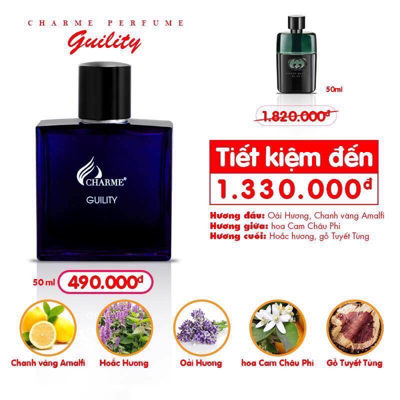 Nước Hoa Charme_Guility 50ml