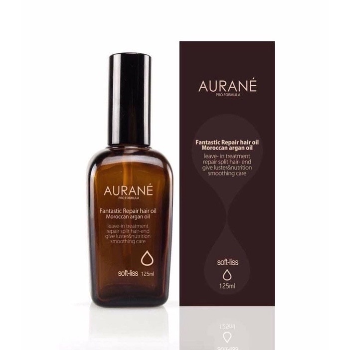 Tinh dầu dưỡng tóc AURANE Argan Fantasic Repair Hair Oil Soft-Liss 125ml ( mẫu vuông )