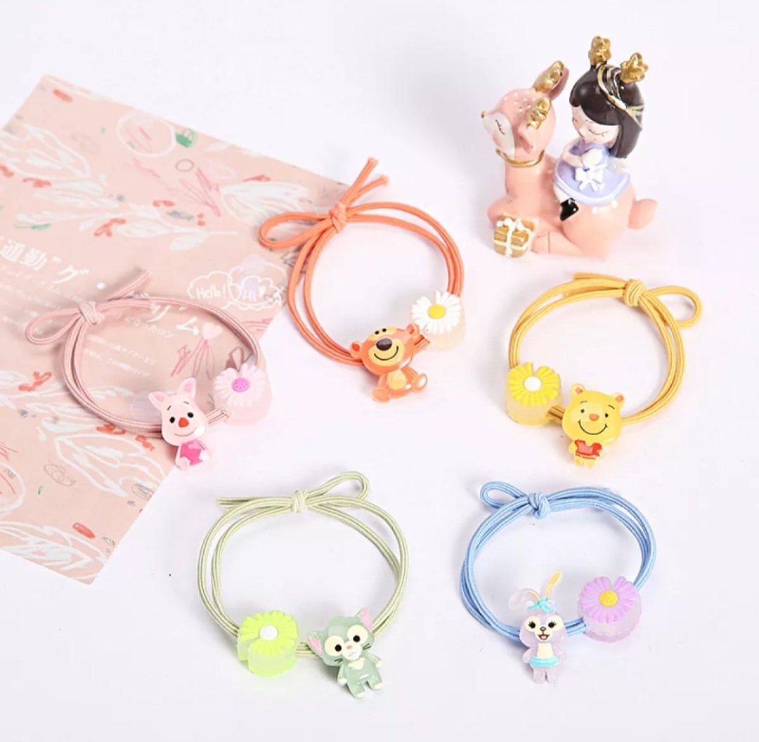 Combo 02 thun cột tóc đáng yêu cho bé