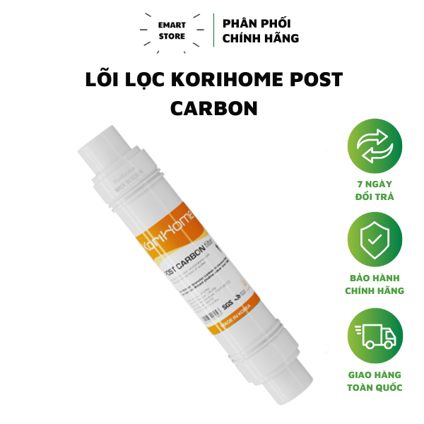 Lõi lọc Korihome Post Carbon - Hàng Chính Hãng