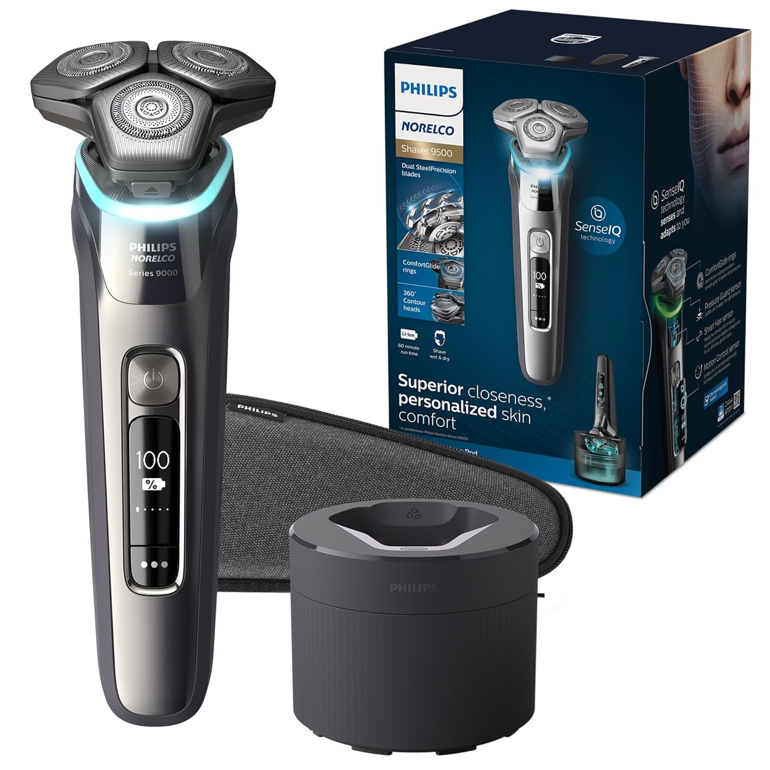 Máy cạo râu philips norelco 9500 chính hãng, s9985/84