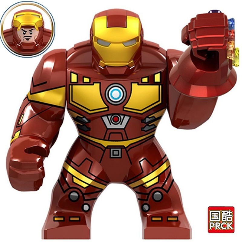 Marvel Avengers Iron Man Hulkbuster Mecha Compatible Lego Assembled