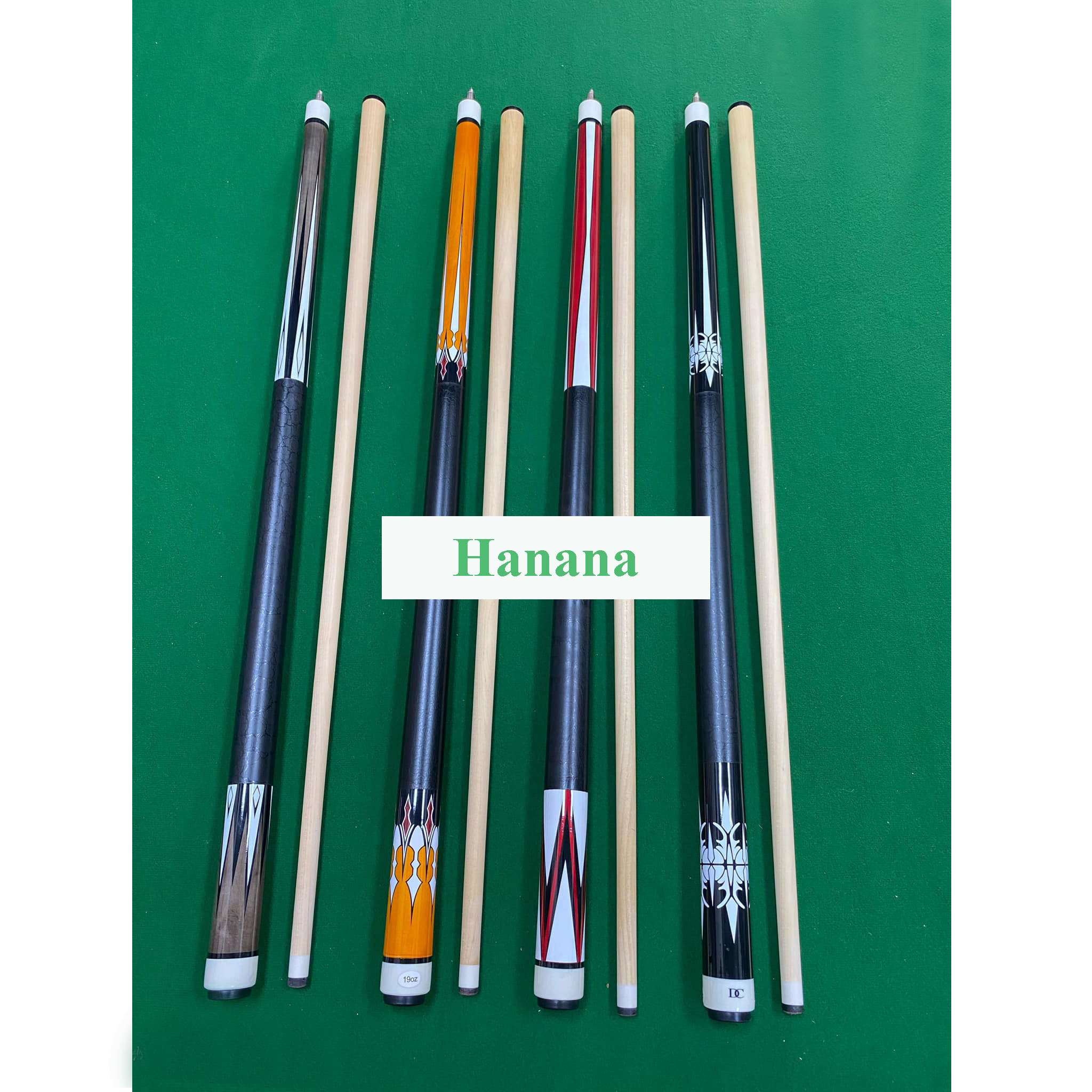 Cơ bida 2 khúc h30, gậy bi a câu lạc bộ hanana