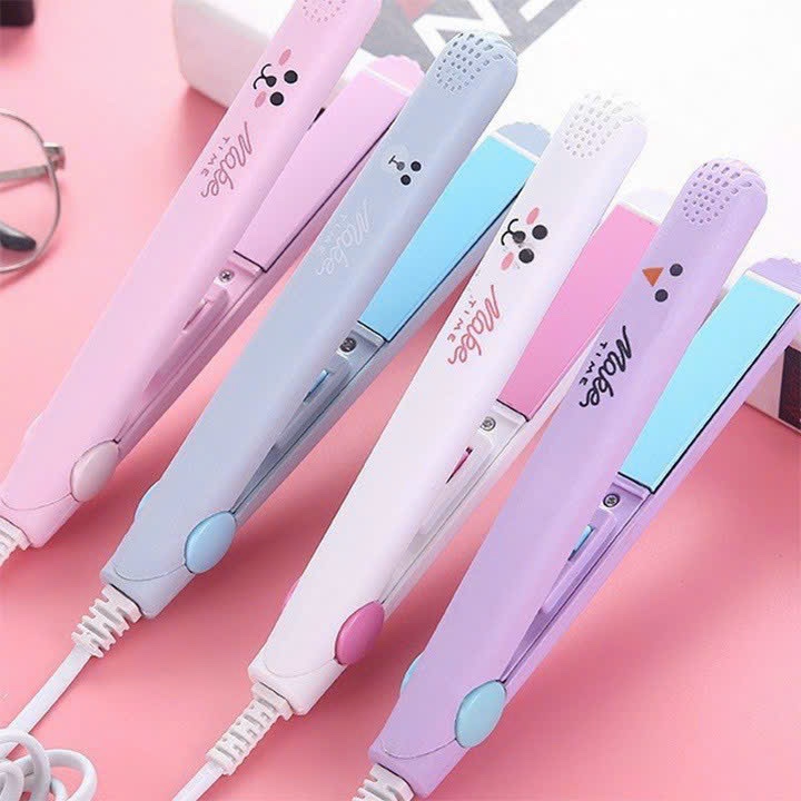 Máy kẹp tóc - máy ép duỗi tóc mini _make time hàng chuẩn đẹp