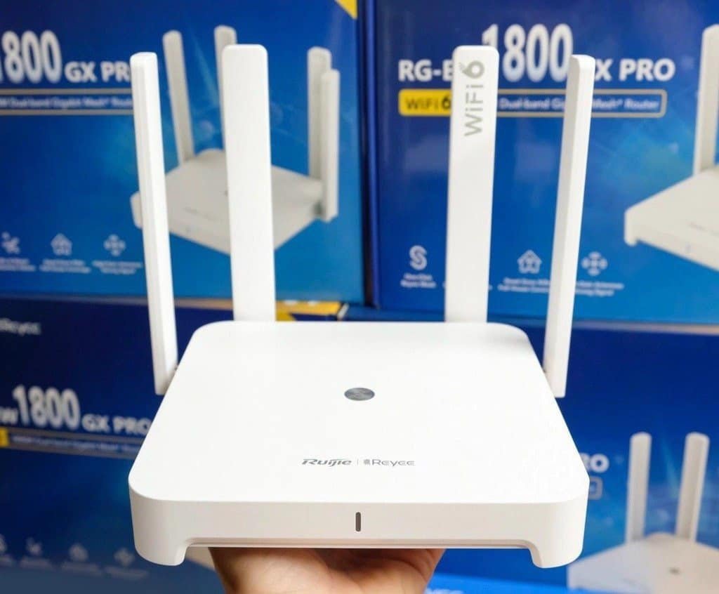 Bộ phát wifi không dây 4 cổng LAN Ruijie Reyee RG-EW1800GX PRO tốc độ 1800Mbps