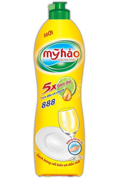 HCM Nước Rửa Chén Mỹ Hảo 5X Đậm Đặc Vượt Trội Hương Chanh 750gr