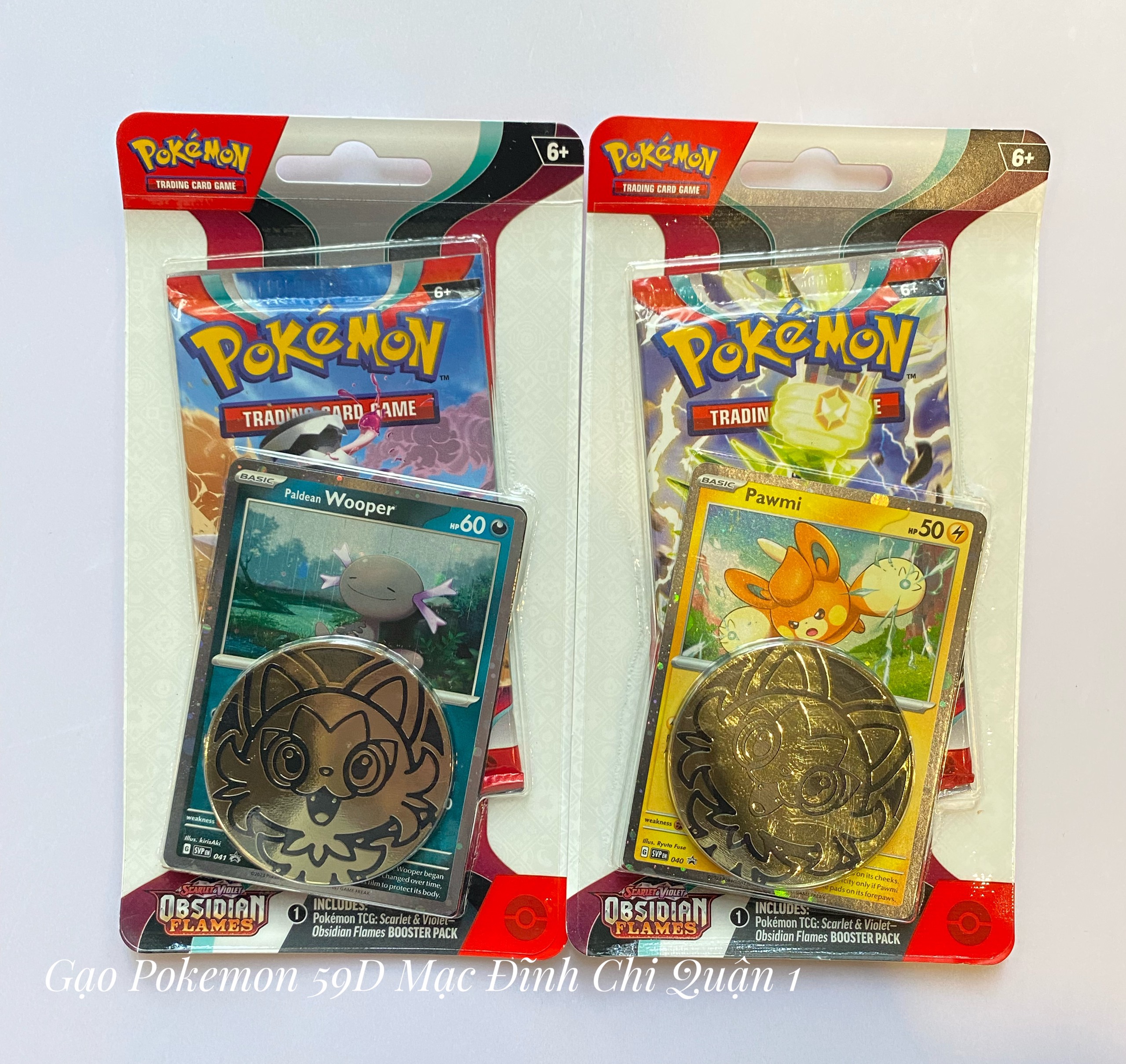 Vỉ 1 gói thẻ bài Pokemon TCG - Scarlet & Violet Obsidian Flames
