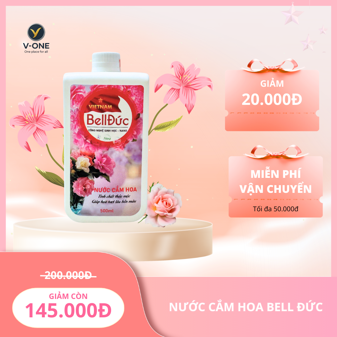 Nước cắm hoa sinh học Bell Đức | V-One