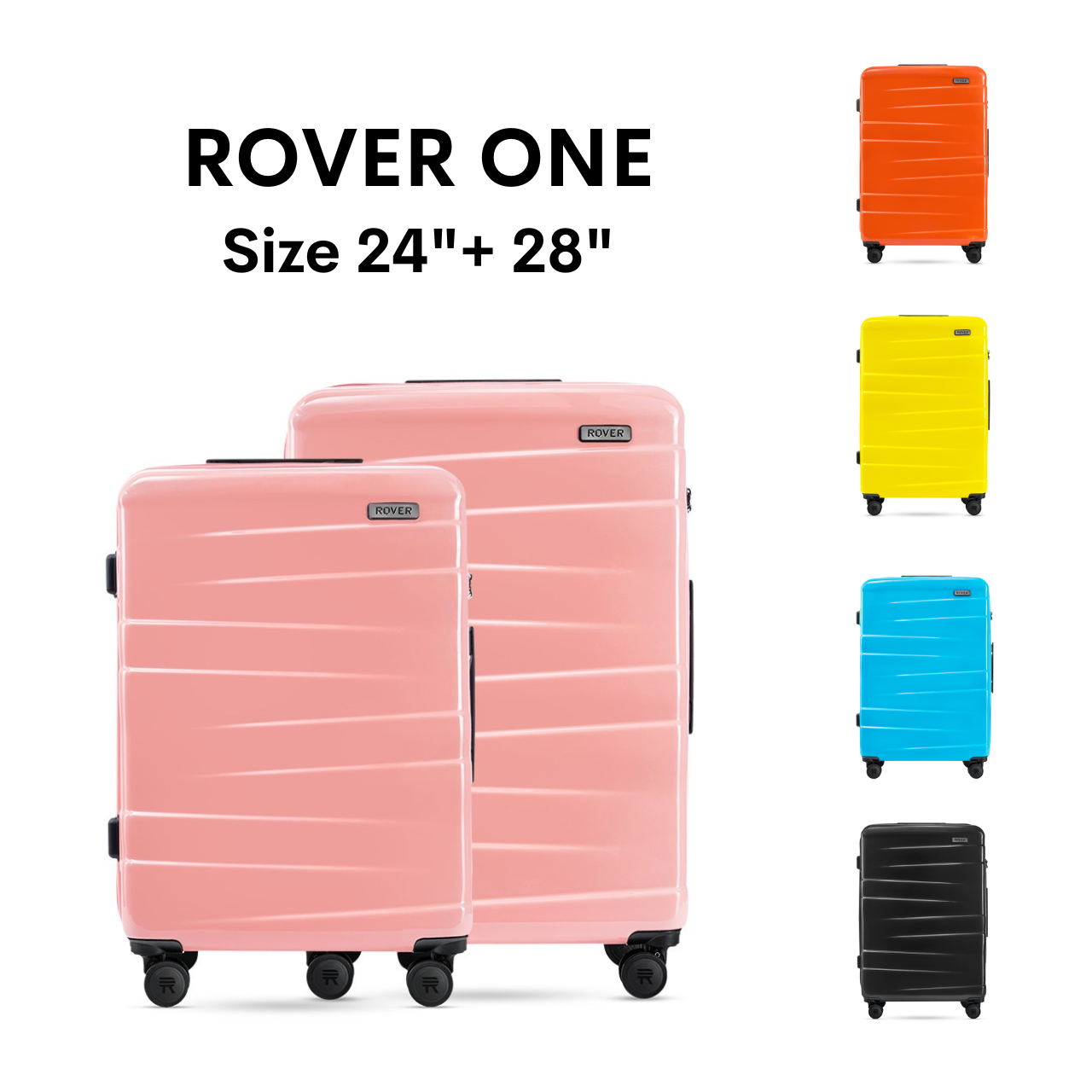 Bộ 2 vali rover one - size 24" & size 28"
