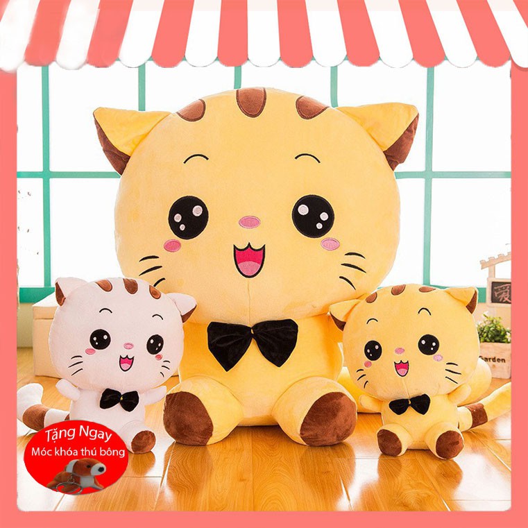 Mèo Bông Mishu cao cấp - Gấu Bông mèo nhồi 🐈siêu đáng yêu🐈 - GB22