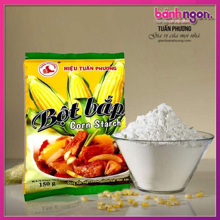 Bột Bắp-Tinh Bột Ngô Làm Bánh Gói 150g