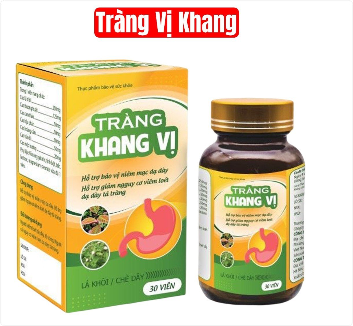 Viên uống Tràng Khang Vị giúp giảm các triệu chứng của co thắt đại tràng