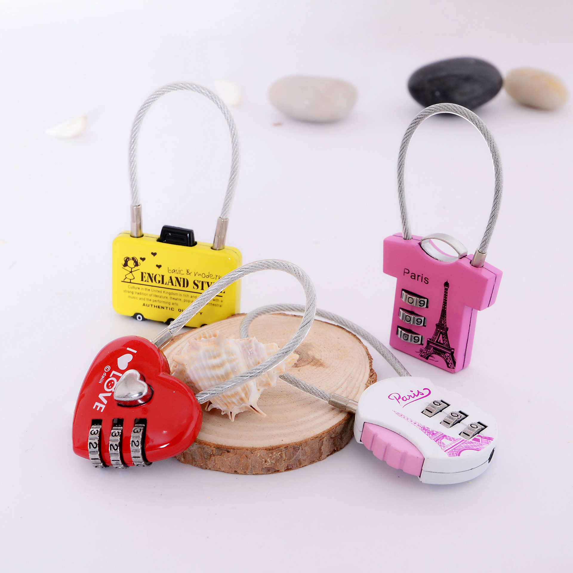 Ổ khóa tủ mini- khoá vali - khóa tình yêu cực đáng yêu hình áo - vali