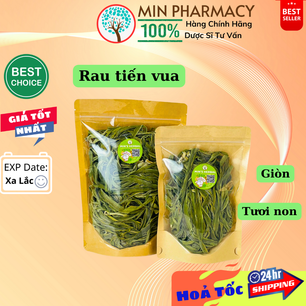 Rau tiến vua sấy khô Tươi ngon bổ dưỡng giòn mới Minpharmacy